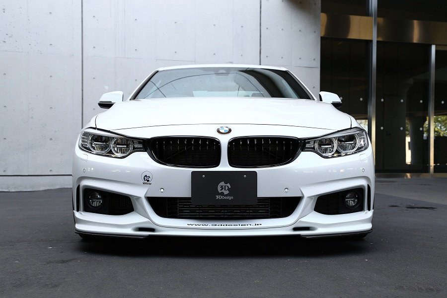 3DDesign Front lip spoiler  BMW 4 series F34 GT - Baan Velgen